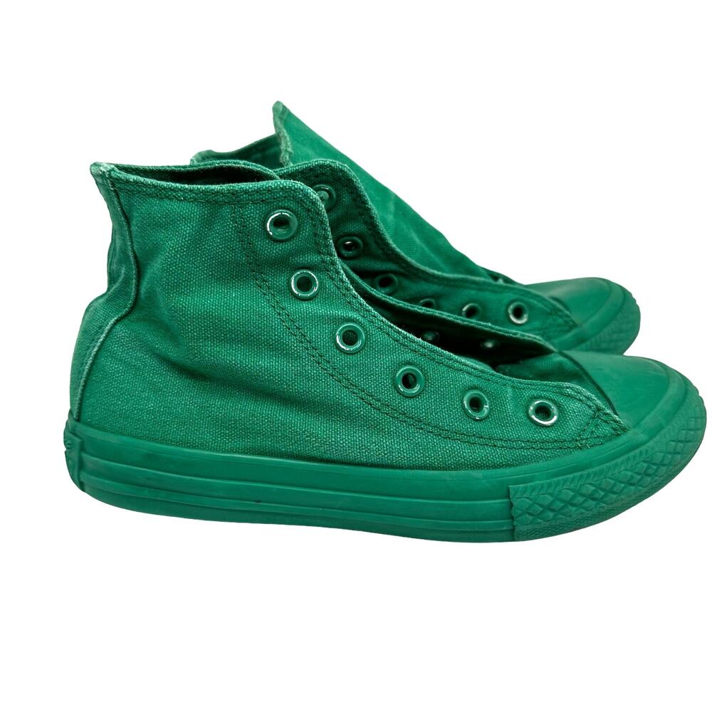 Converse Chuck Taylor All Star Hi 'Monochrome Bosphorus Green Big Kid Size 13.5